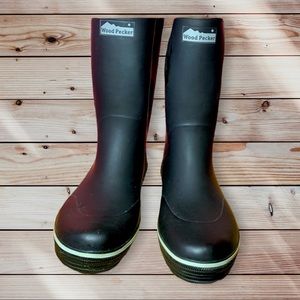 Rain boots Wood Pecker NWOT